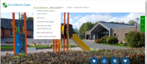 Mise en ligne nouveau site de la commune Commune de OurvilleenCaux